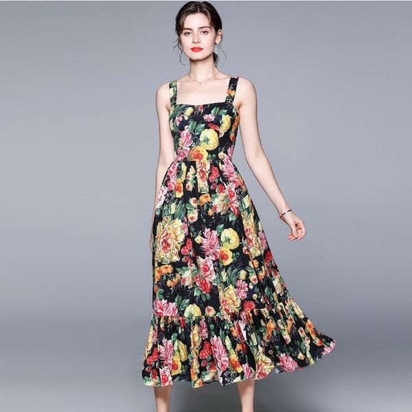 2023 summer european station fashion women's sleeveless hemmed print dress | a-line, mid-calf length, v-neck | casual patchwork style |, Black;gray
2023 summer european station fashion women's sleeveless hemmed print dress | a-line, mid-calf length, v-neck | casual patchwork style |, Black;gray