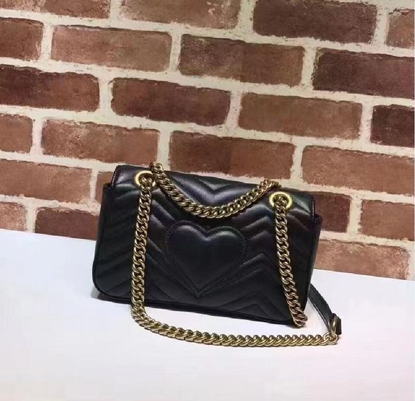 marmont fashion designer bags shoulder bag for women leather handbag chains heart crossbody messenger handbags black purses size 23cm have b
marmont fashion designer bags shoulder bag for women leather handbag chains heart crossbody messenger handbags black purses size 23cm have b