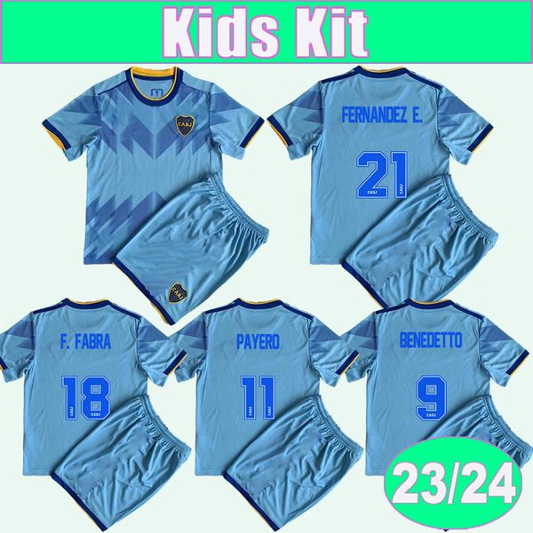 2023 24 boca juniors oscar payero kids kit soccer jerseys villa f.fabra fernandez e. varela 3rd blue children's suit football shirts, Black
2023 24 boca juniors oscar payero kids kit soccer jerseys villa f.fabra fernandez e. varela 3rd blue children's suit football shirts, Black