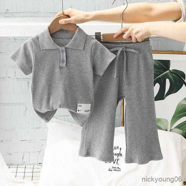 clothing sets girls summer suit children short-sleeved polo shirt wide leg pants 2pcs baby loungewear fashion pit stripe outfits, White
clothing sets girls summer suit children short-sleeved polo shirt wide leg pants 2pcs baby loungewear fashion pit stripe outfits, White