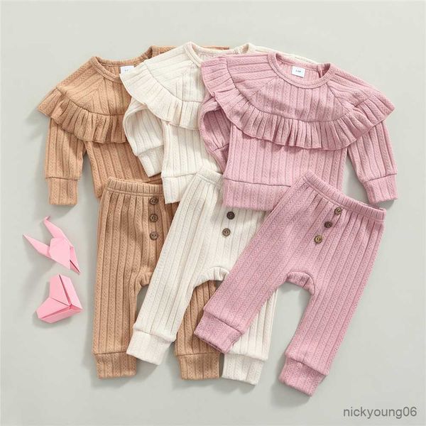 clothing sets 3 colors autumn casual baby girls clothes solid ruffles knitted long sleeve sweater and button elastic waist pants outfits, White
clothing sets 3 colors autumn casual baby girls clothes solid ruffles knitted long sleeve sweater and button elastic waist pants outfits, White