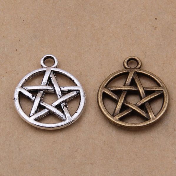 charms whole 150pcs antique silver tone supernatural pentagram charm pendants 20x17mm jewelry making findings1581601, Bronze;silver
charms whole 150pcs antique silver tone supernatural pentagram charm pendants 20x17mm jewelry making findings1581601, Bronze;silver