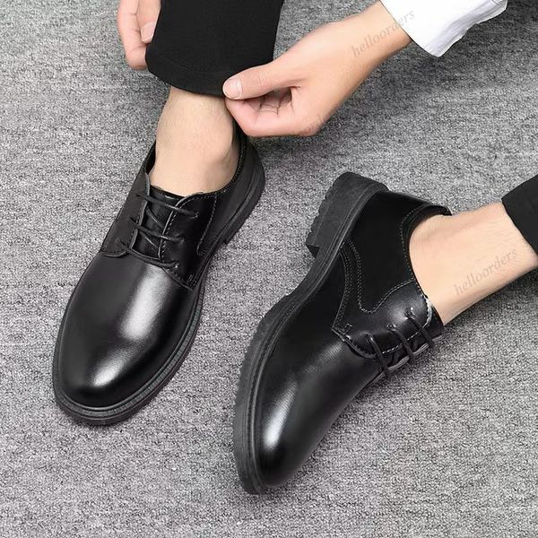 walking shoes leather shoes korean version trend of non-slip leisure small black shoes work
walking shoes leather shoes korean version trend of non-slip leisure small black shoes work
