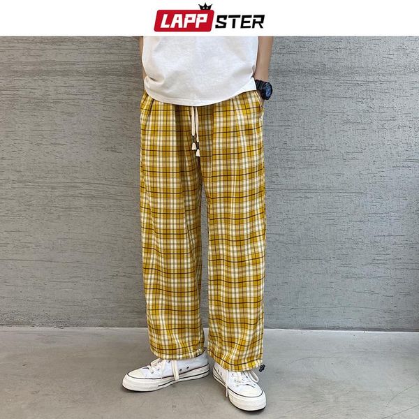 pants lappster harajuku baggy y2k plaid pants 2023 casual yellow korean fashion joggers pants japanese streetwear harem sweatpants, Black
pants lappster harajuku baggy y2k plaid pants 2023 casual yellow korean fashion joggers pants japanese streetwear harem sweatpants, Black