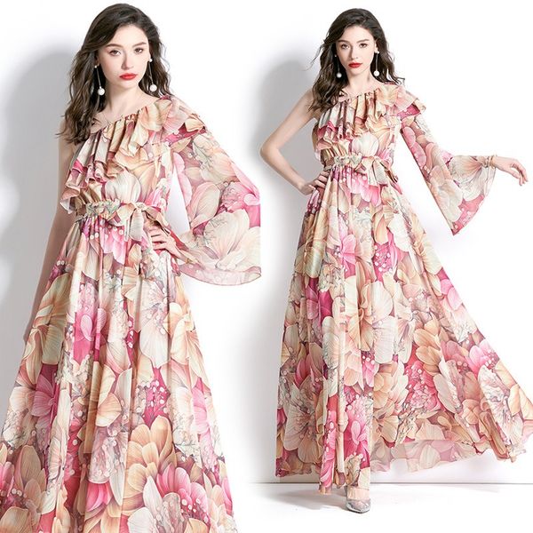 basic & casual dresses: sweet beauty women's floral print one-shoulder dress, sleeveless, mid-calf length, summer vacation, pink/black/, Black;gray
basic & casual dresses: sweet beauty women's floral print one-shoulder dress, sleeveless, mid-calf length, summer vacation, pink/black/, Black;gray