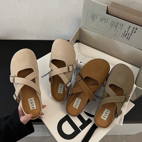 new moeller shoes cat heels in soft soles comfortable french medium heel temperament pregnant women office comfortable slippers, Black
new moeller shoes cat heels in soft soles comfortable french medium heel temperament pregnant women office comfortable slippers, Black