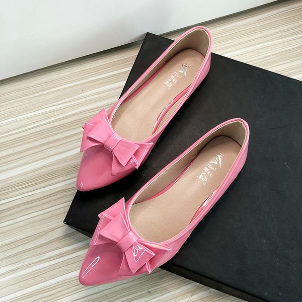 women flats wedding shoes pink cherry red pointed casual shoes female summer spring slip on bowknot flat heel ballet shoes 33-43, Black
women flats wedding shoes pink cherry red pointed casual shoes female summer spring slip on bowknot flat heel ballet shoes 33-43, Black