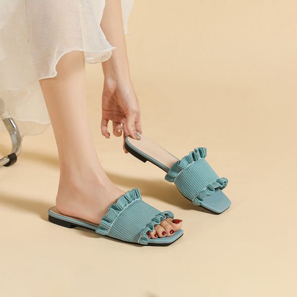 large 41/42/43 womens flat slippers fashion casual soft knitting non-abrasive feet non-slip breathable sandals new summer 2023, Black
large 41/42/43 womens flat slippers fashion casual soft knitting non-abrasive feet non-slip breathable sandals new summer 2023, Black