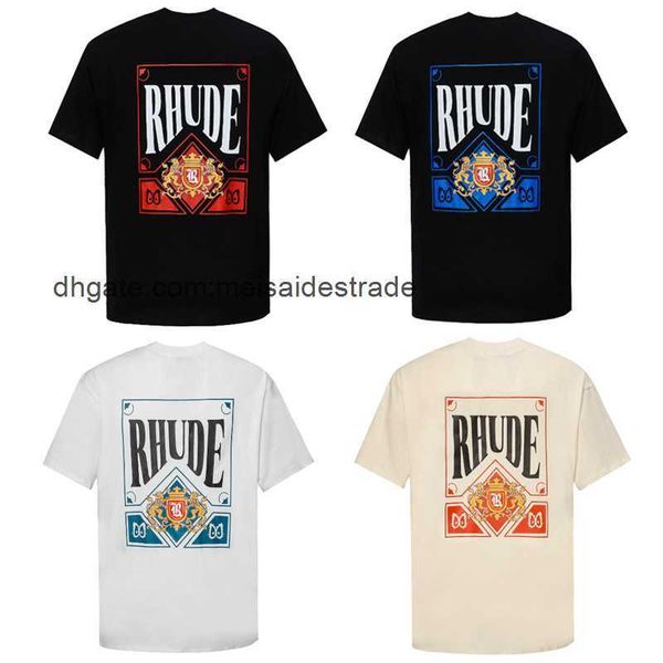 designer t shirt 2023 spring summer rhudes new american high street fashion card playing card print loose short sleeve t-shirt, White;black
designer t shirt 2023 spring summer rhudes new american high street fashion card playing card print loose short sleeve t-shirt, White;black