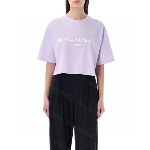 23ss womens t-shirt womens designer clothing tee round neck pure cotton monogrammed printed short crop short sleeve t-shirt womens clothes, White
23ss womens t-shirt womens designer clothing tee round neck pure cotton monogrammed printed short crop short sleeve t-shirt womens clothes, White