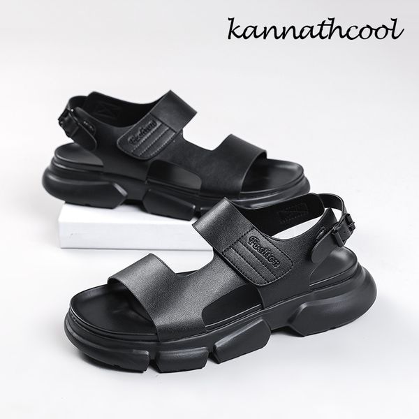 men sandals non-slip 2023 classic brand genuine leather comfortable fashion natural leather sandals, Black
men sandals non-slip 2023 classic brand genuine leather comfortable fashion natural leather sandals, Black