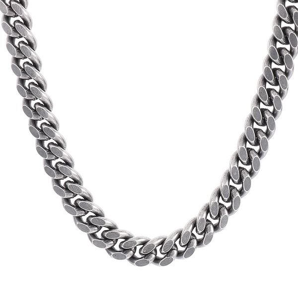 vintage black cuban curb link chain mens necklace stainless steel hip-hop jewelry for cool handsome gifts.boyfriends .husband .son .father g, Silver
vintage black cuban curb link chain mens necklace stainless steel hip-hop jewelry for cool handsome gifts.boyfriends .husband .son .father g, Silver