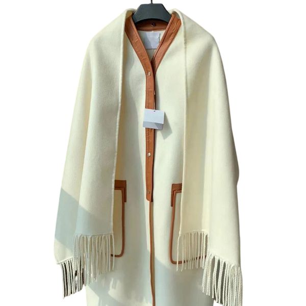 winter women's wool blended coat designer brand women's tassel scarf coat women's fashion elegant leather coat simple women&#, Black
winter women's wool blended coat designer brand women's tassel scarf coat women's fashion elegant leather coat simple women&#, Black