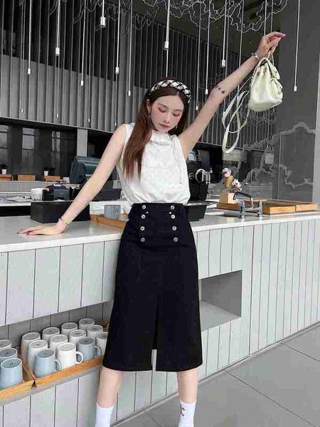 skirts designer 23 autumn/winter denim double flap split half skirt two color slim fit versatile 2vbn, Black
skirts designer 23 autumn/winter denim double flap split half skirt two color slim fit versatile 2vbn, Black