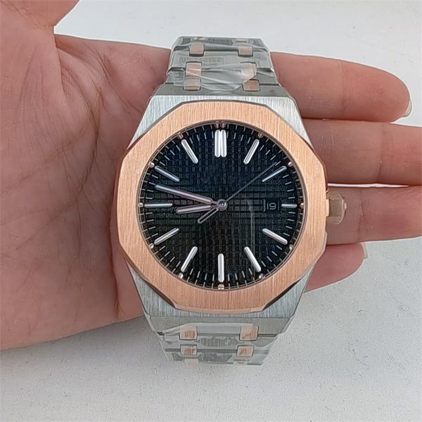 fashion watch royal designer watches 42mm quartz movement blue dials business orologio di lusso plated rose gold automatic wristwatch for me, Slivery;brown
fashion watch royal designer watches 42mm quartz movement blue dials business orologio di lusso plated rose gold automatic wristwatch for me, Slivery;brown