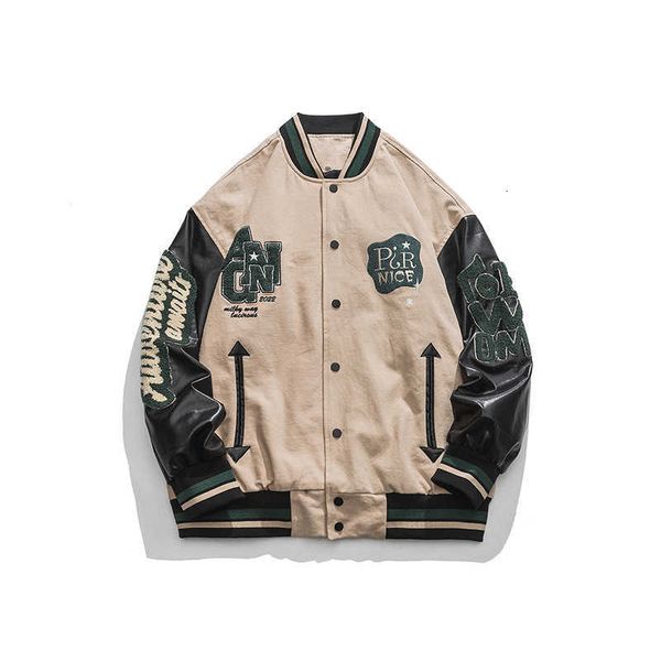 south summer qiaozhuang 2022 autumn new contrast panel letter towel embroidery jacket sun fashion loose coat men 0wwx, White;black
south summer qiaozhuang 2022 autumn new contrast panel letter towel embroidery jacket sun fashion loose coat men 0wwx, White;black