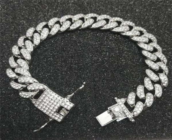 mens luxury iced out diamond fashion bracelets bangles gold cuban link chain miami bracelet hip hop jewelry 6799237, Black
mens luxury iced out diamond fashion bracelets bangles gold cuban link chain miami bracelet hip hop jewelry 6799237, Black