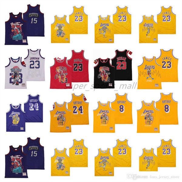 movie basketball jerseys skull offset retro edition #8 #15 carter #23 james #24 jersey yellow blue black mens, Black;red
movie basketball jerseys skull offset retro edition #8 #15 carter #23 james #24 jersey yellow blue black mens, Black;red