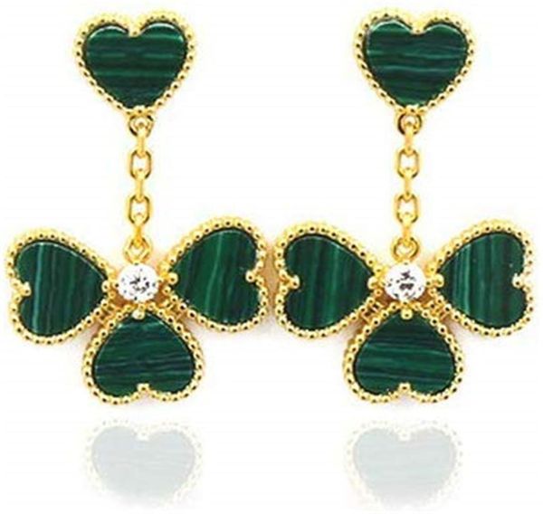 fashion classic beautiful four leaf clover love dangle stud earrings with agate shell 18k gold s925 silver for van womengirls wed7389109
fashion classic beautiful four leaf clover love dangle stud earrings with agate shell 18k gold s925 silver for van womengirls wed7389109