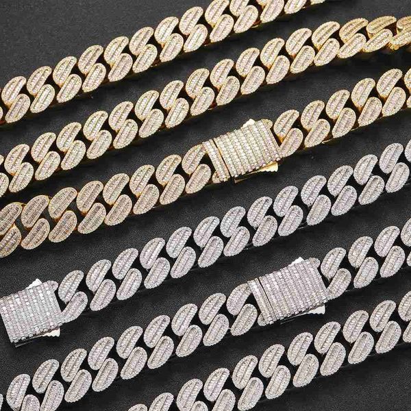 nuoya 20mm hip hop jewelry iced out cuban chain full pave baguette diamond chunky choker necklace women, Silver
nuoya 20mm hip hop jewelry iced out cuban chain full pave baguette diamond chunky choker necklace women, Silver