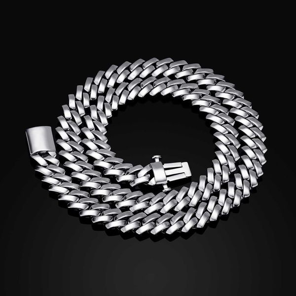 10/12mm casting clasp miami cuban necklace 14k 18k pvd plated stainless steel prong cuban link chain, Silver
10/12mm casting clasp miami cuban necklace 14k 18k pvd plated stainless steel prong cuban link chain, Silver