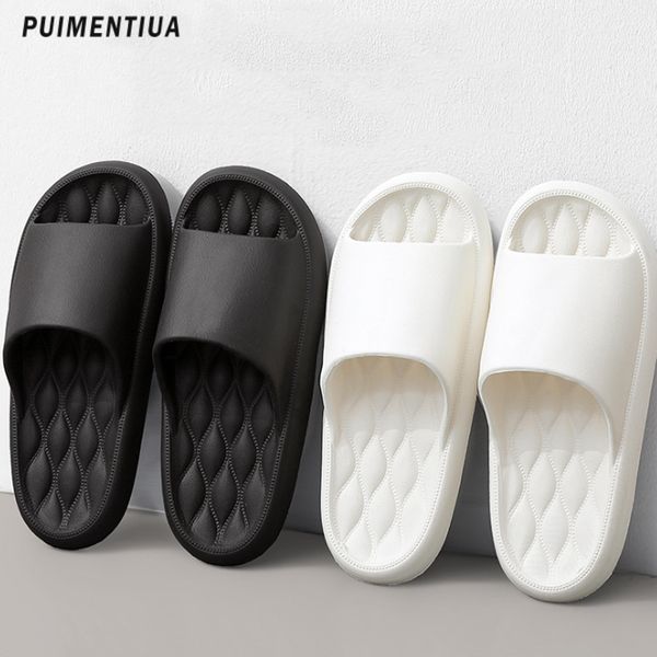 men thick platform cloud slippers summer beach eva soft sole slide sandals leisure men ladies indoor bathroom anti-slip shoes, Black
men thick platform cloud slippers summer beach eva soft sole slide sandals leisure men ladies indoor bathroom anti-slip shoes, Black