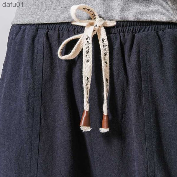 new cotton linen harem pants men solid elastic waist streetwear joggers baggy drop-crotch pants casual trousers l230520, Black
new cotton linen harem pants men solid elastic waist streetwear joggers baggy drop-crotch pants casual trousers l230520, Black
