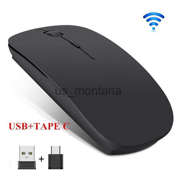 Image of Mice Wireless Mouse Silent PC Mouse Rechargeable Mouse 24G USB TAPEC Optical Mice For Laptop PC Tabelt smart phone J230606