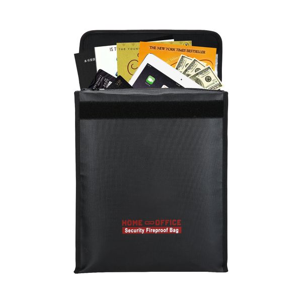 fireproof water resistant document money bag envelope pouch for passport money files 15" x 11" x 2.5"
fireproof water resistant document money bag envelope pouch for passport money files 15" x 11" x 2.5"