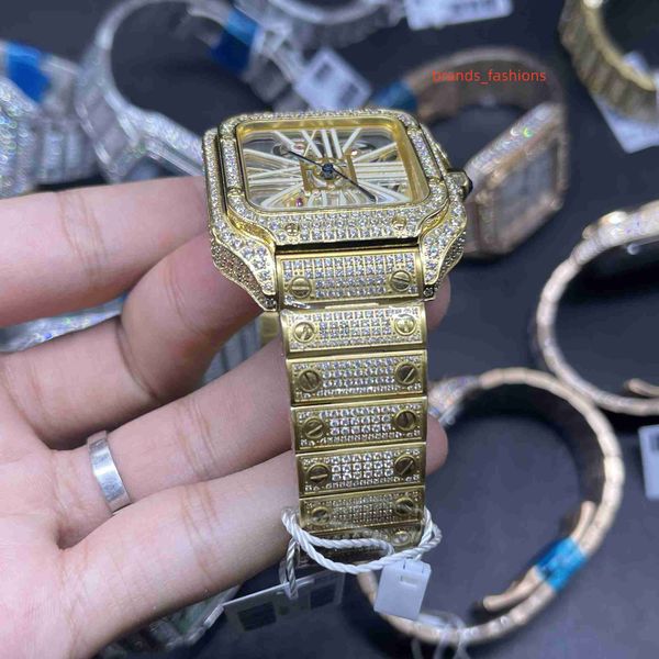 other watches skeleton see-through dial watch gold stainless steel case watches quartz movement men's new ice diamonds watch j230606, Slivery;black
other watches skeleton see-through dial watch gold stainless steel case watches quartz movement men's new ice diamonds watch j230606, Slivery;black