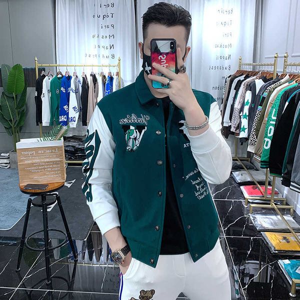 2022 autumn/winter new polo neck jacket men's trendy fashion slim fit coat european embroidery cool mesh red ewbr, White;black
2022 autumn/winter new polo neck jacket men's trendy fashion slim fit coat european embroidery cool mesh red ewbr, White;black