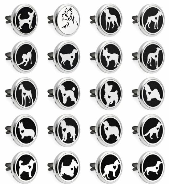 dog with heart car air freshener 30mm aromatherapy essential oil diffuser locket vent clip with 10pcs refill pads color randomly1169504, Silver
dog with heart car air freshener 30mm aromatherapy essential oil diffuser locket vent clip with 10pcs refill pads color randomly1169504, Silver