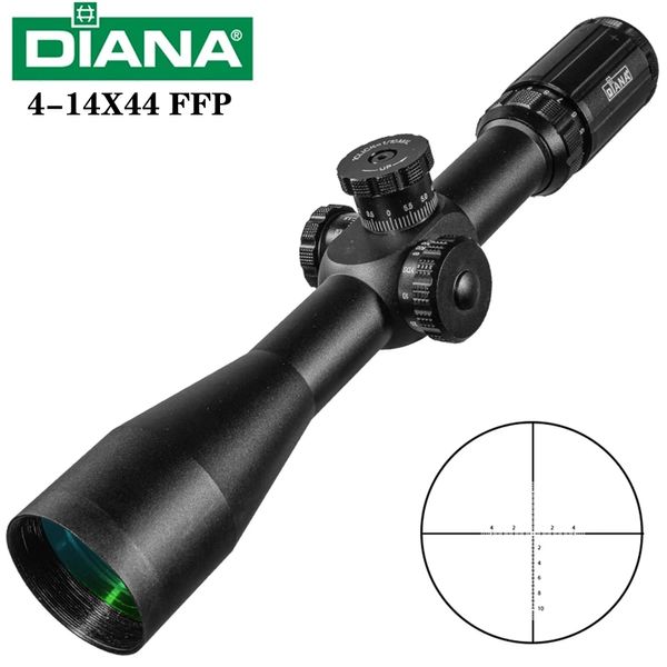 Image of DIANA TMD 4-14X44 FFP hunting tactical Optical sight caza airsoft accessories First Focal Plane Spotting scope for rifle hunting
