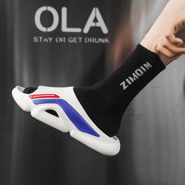 men's summer slippers women's sandals fashion beach slippers comfortable designer mens slides breathable summer tongs, Black
men's summer slippers women's sandals fashion beach slippers comfortable designer mens slides breathable summer tongs, Black