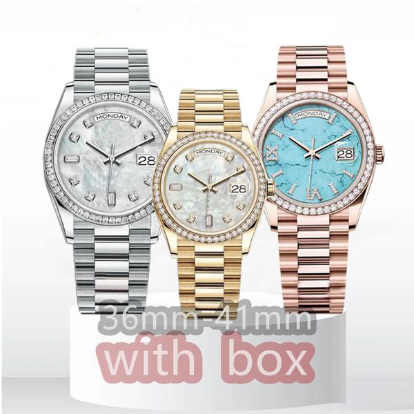 men's automatic mechanical watch 36mm-41mm stainless steel 2813 roman numerals diamond inlaid multi-color dial sapphire glass luminous, Slivery;brown
men's automatic mechanical watch 36mm-41mm stainless steel 2813 roman numerals diamond inlaid multi-color dial sapphire glass luminous, Slivery;brown