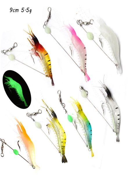 7 colors mixed 9cm 55g luminous shrimp silicone soft baits lures single hook fishing hooks fishhooks pesca tackle kl557877683
7 colors mixed 9cm 55g luminous shrimp silicone soft baits lures single hook fishing hooks fishhooks pesca tackle kl557877683