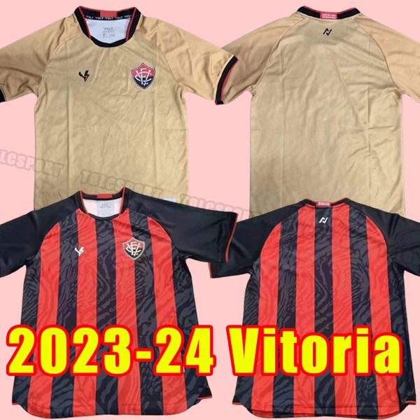 23/24 esporte clube vitoria soccer jerseys home away men women 2023 2024 roberto jadson eduardo santos home football shirts uniforms, Black;yellow
23/24 esporte clube vitoria soccer jerseys home away men women 2023 2024 roberto jadson eduardo santos home football shirts uniforms, Black;yellow