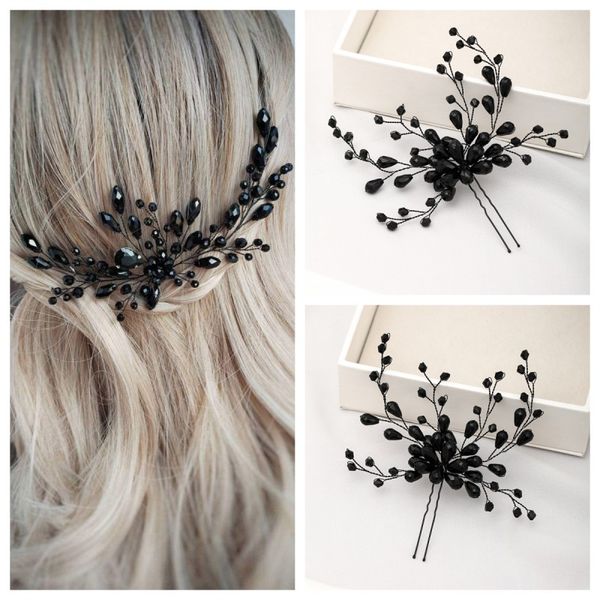 new bride jewelry handmade headwear korean wedding dress hair accessories black personalized pan hair fork hairpin u-shaped clip wholesale f, Silver
new bride jewelry handmade headwear korean wedding dress hair accessories black personalized pan hair fork hairpin u-shaped clip wholesale f, Silver