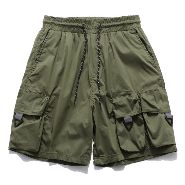 men's shorts godlikeu cargo streetwear designer army green drawstring white summer loose short pant, White;black
men's shorts godlikeu cargo streetwear designer army green drawstring white summer loose short pant, White;black