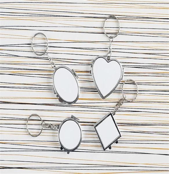sublimation blank metal keychains for women men fashion makeup mirrors keychains for heat transfer materials new style wholes1961603, Silver 
sublimation blank metal keychains for women men fashion makeup mirrors keychains for heat transfer materials new style wholes1961603, Silver