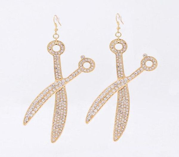 scissors earrings unique style beauty salon hair stylist scissors dangle earring gold crystal charm fashion jewelry1548039, Golden
scissors earrings unique style beauty salon hair stylist scissors dangle earring gold crystal charm fashion jewelry1548039, Golden