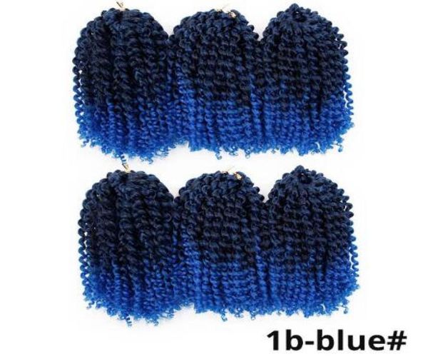 xiu zhi mei 1bblue curly crochet hair marley braid hair kanekalon ombre braiding hair synthetic crochet braids9556382, Black
xiu zhi mei 1bblue curly crochet hair marley braid hair kanekalon ombre braiding hair synthetic crochet braids9556382, Black