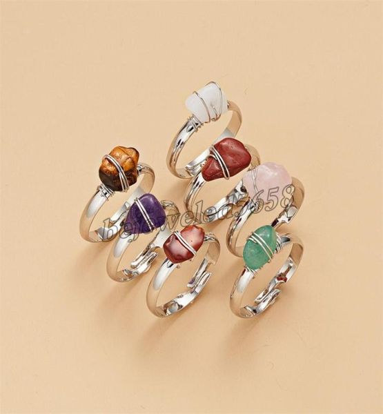 european and american new tiger eye solitaire ring fashion natural stone crystal gravel winding open rings bulk whole item8379020, Silver
european and american new tiger eye solitaire ring fashion natural stone crystal gravel winding open rings bulk whole item8379020, Silver