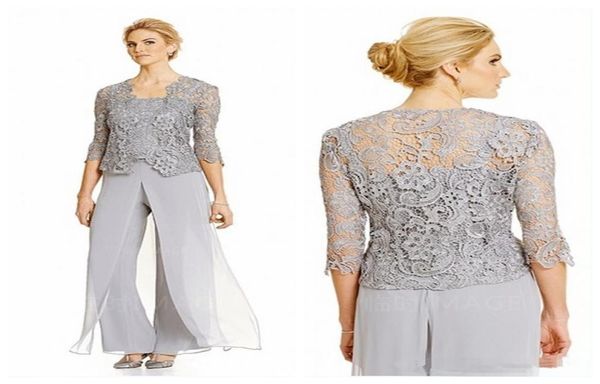 vintage silver mother of the bride groom dresses with pants suits quarter sleeve lace jacket pant suit evening dresses elegan2499809, Black;red
vintage silver mother of the bride groom dresses with pants suits quarter sleeve lace jacket pant suit evening dresses elegan2499809, Black;red