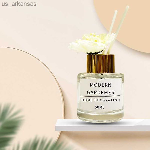 1pcs modern garden series home fragrance 50ml reed diffuser set with artifitial flower and white fiber reed sticks home decor l230523
1pcs modern garden series home fragrance 50ml reed diffuser set with artifitial flower and white fiber reed sticks home decor l230523