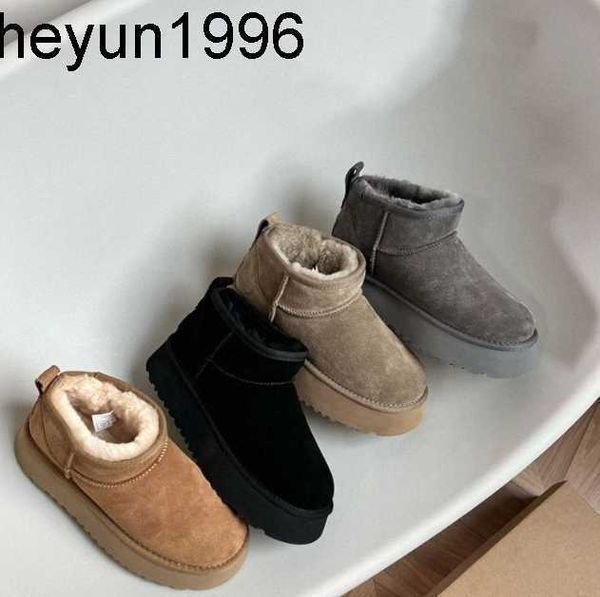 boots designer ultra mini platform boot ugglies woman winter wgg ankle australia snow ug thick bottom real leather warm fluffy booties, Black
boots designer ultra mini platform boot ugglies woman winter wgg ankle australia snow ug thick bottom real leather warm fluffy booties, Black