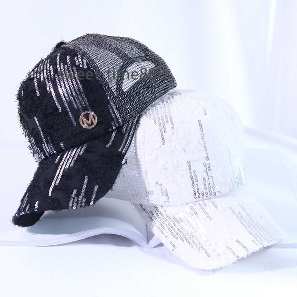 striped sequin mesh baseball cap women's summer breathable sunscreen cap white cap, Blue;gray
striped sequin mesh baseball cap women's summer breathable sunscreen cap white cap, Blue;gray