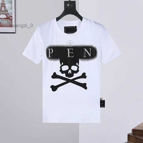 phillip plain summer men's t-shirts fashion designer t qp letter embroidery women clothing short sleeved tees 17 4qzl, White;black 
phillip plain summer men's t-shirts fashion designer t qp letter embroidery women clothing short sleeved tees 17 4qzl, White;black