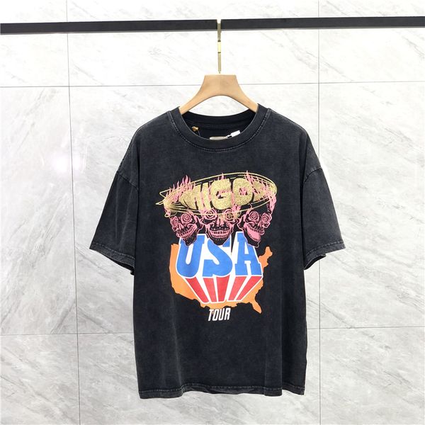 23ss cotton t shirt plus size tee summer usa tour gold print high street vintage short sleeve fashion men tshirt, Black;brown
23ss cotton t shirt plus size tee summer usa tour gold print high street vintage short sleeve fashion men tshirt, Black;brown