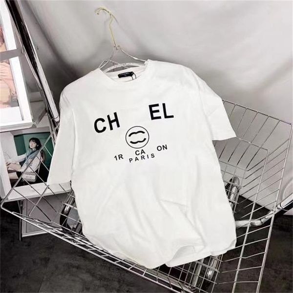 advanced version womens t-shirt italy trendy clothing c letter print couple summer cotton round neck mens womens fashion short sleeve tees, White
advanced version womens t-shirt italy trendy clothing c letter print couple summer cotton round neck mens womens fashion short sleeve tees, White